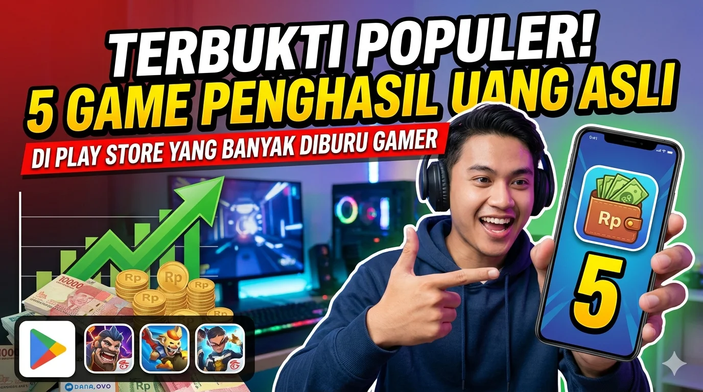 Terbukti Populer! 5 Game Penghasil Uang Asli di Play Store
